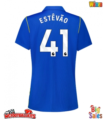 Chelsea Estevao Willian #41 Replica Home Stadium Shirt for Women 2026-27 Short Sleeve